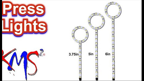 KMS Squared UFO Reloading Press LED Light for Hornady LnL AP and "O" frame Single Stage Presses