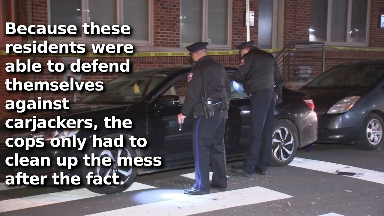 What do you call 3 Carjackers Shot Since January 1st in Philadelphia? A Good Start to the New Year!