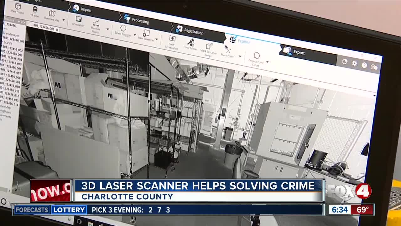 Cracking the Case: Charlotte County detectives using 3D laser scanner