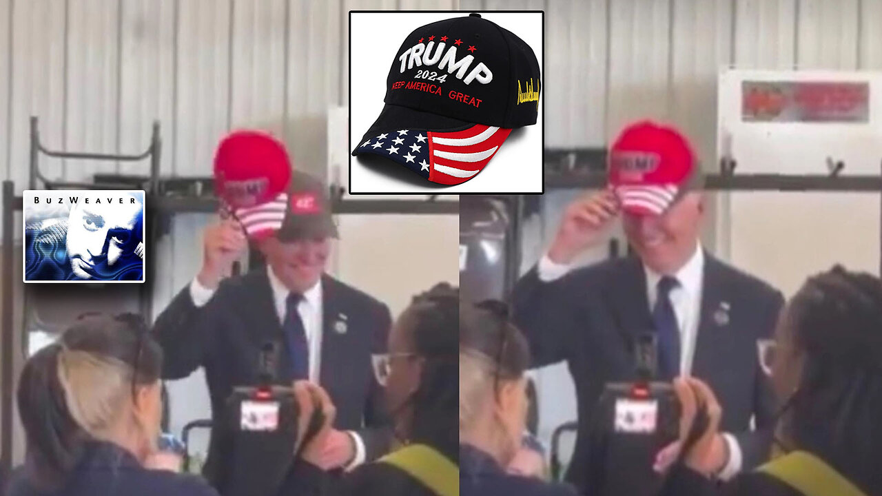 Joe Biden Puts On A Trump Hat As Pennsylvanians Roar In Laughter