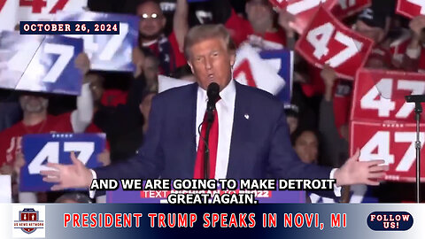 TRUMP: "With your help, 10 days from now, we are going to WIN Michigan