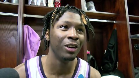 Kansas State Basketball | Cam Carter Postgame Interview | K-State 77, Montana State 65