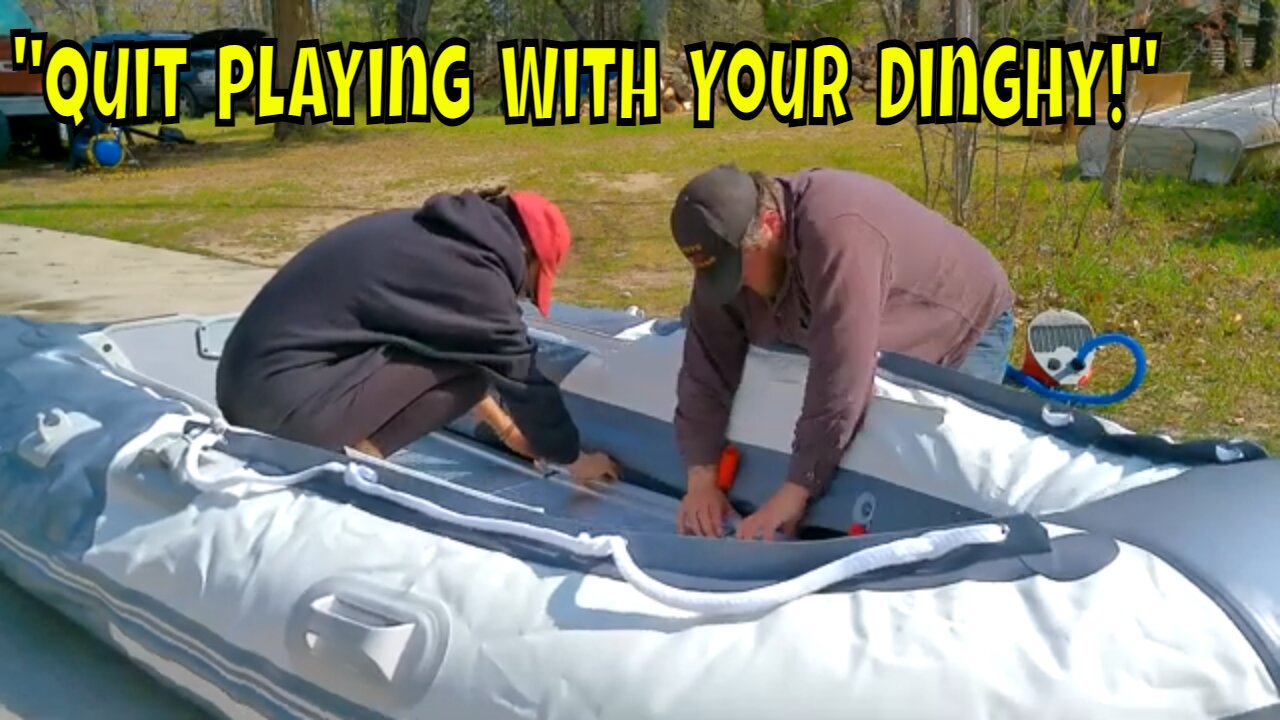 Unpacking New BRIS 10'8" Dinghy/Tender Inflatable Boat ||Episode #45||