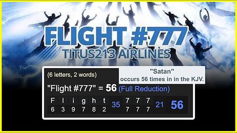 Flight 777 for the deceived pre-trib rapture hereticks
