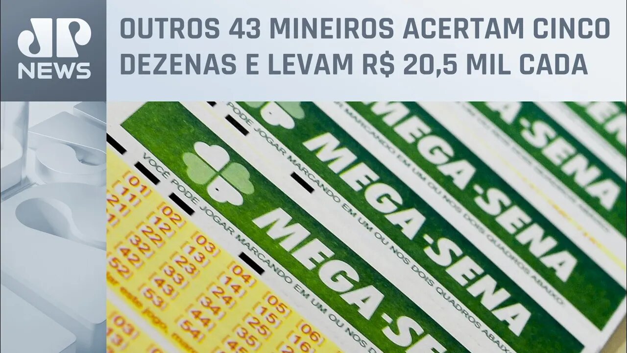 Dois apostadores acertam as seis dezenas da Mega-Sena e vão levar prêmio de R$ 37 milhões