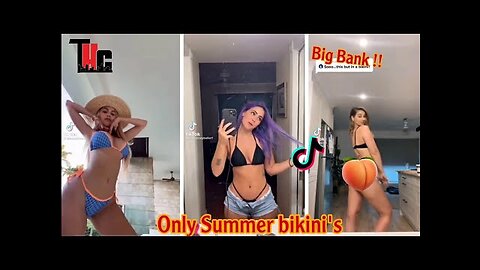 Summer bikinis TikTok Big Bank Challenge Compilation 🔥🔞