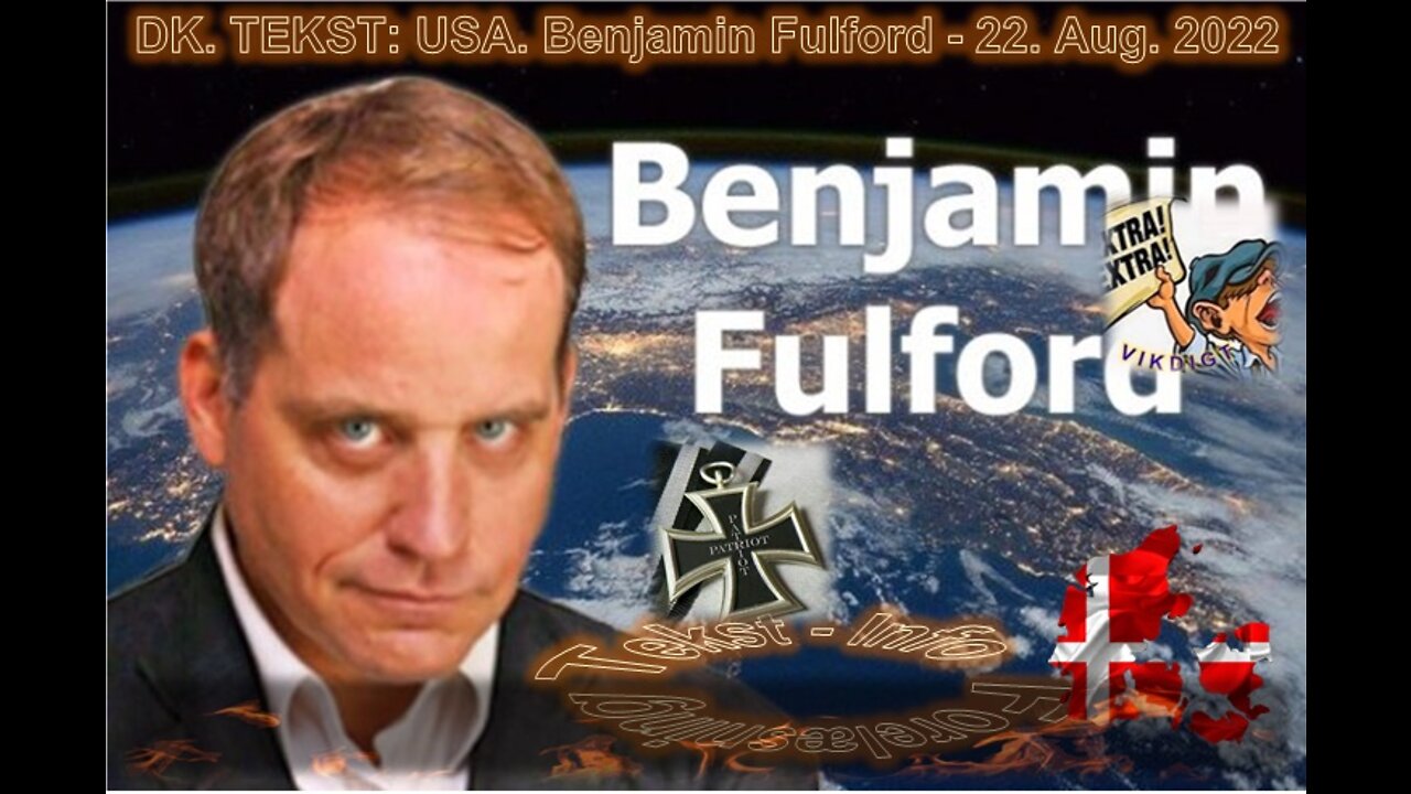 DK. TEKST: USA. B. Fulford 22. AUGUST 2022. & Andet. 1.22.24. t. (att.ppr)