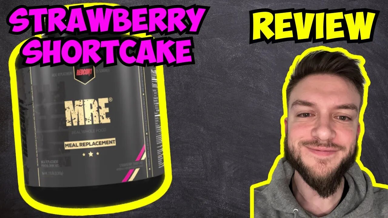 REDCON1 MRE Strawberry Shortcake Review