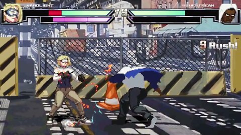 Bluestreak 2D Fighting Gameplay by Black Game Developer
