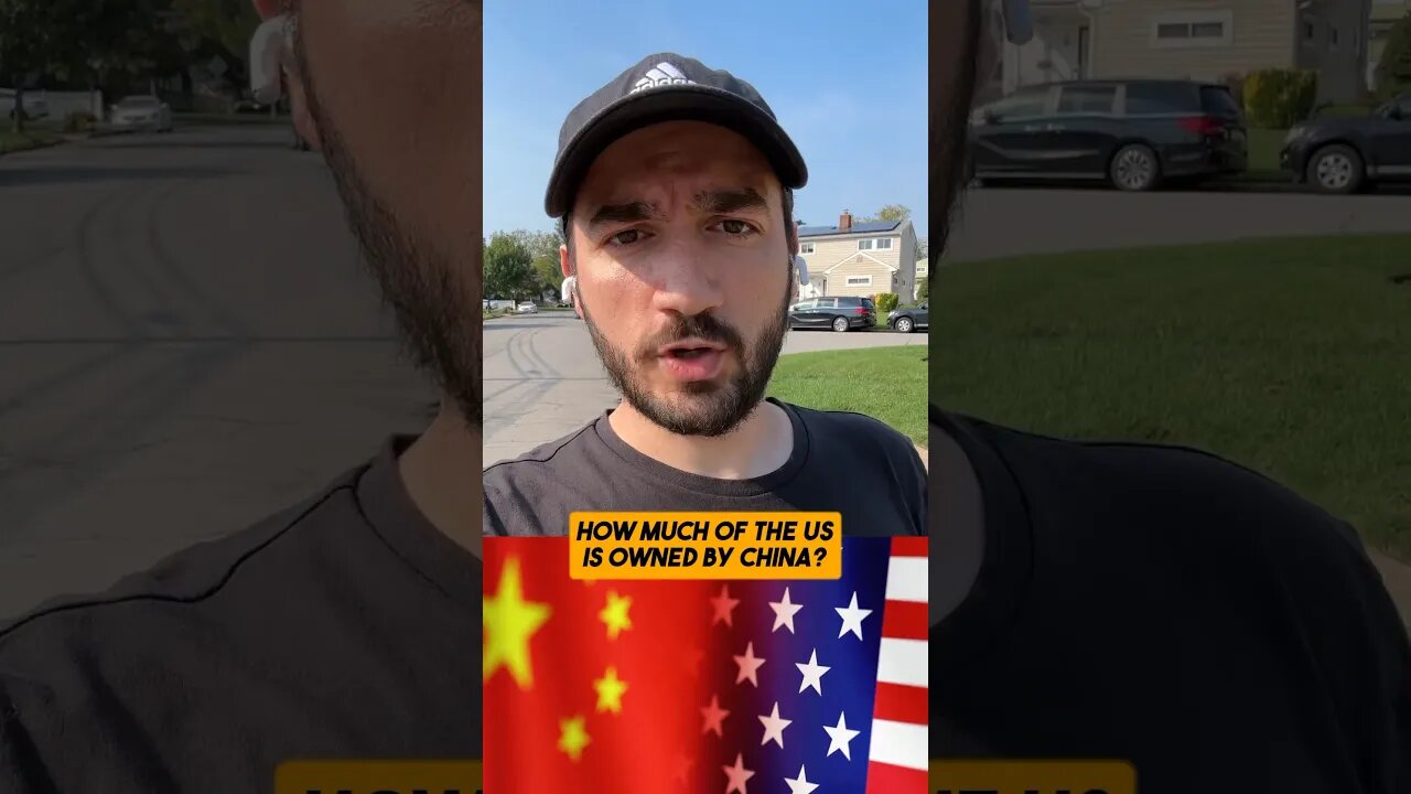 How much of the US is owned by China #us #china #news