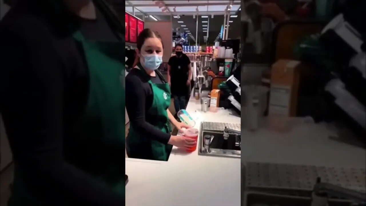 Guy Throws Drink At Starbucks Workers For Clout...