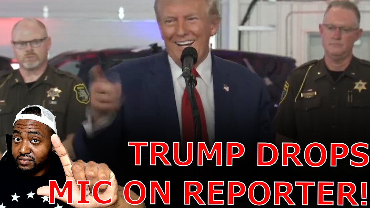 Trump INSTANTLY DROPS MIC On Reporter CONFRONTING On Him Campaigning In 'White Supremacist' Town!