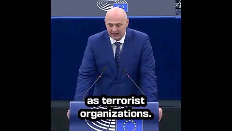 Croatian MEP, Mislav Kolakušić, In The EU Parliament -Declares MSM As Terrorist Organisations