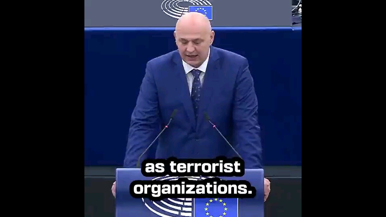 Croatian MEP, Mislav Kolakušić, In The EU Parliament -Declares MSM As Terrorist Organisations