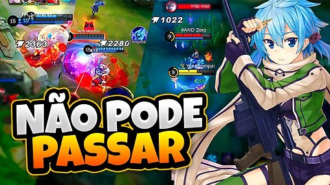 ELA JÁ FOI COMPLETAMENTE TROLL E HOJE É A ADC COM MAIOR DANO DO JOGO | MOBILE LEGENDS