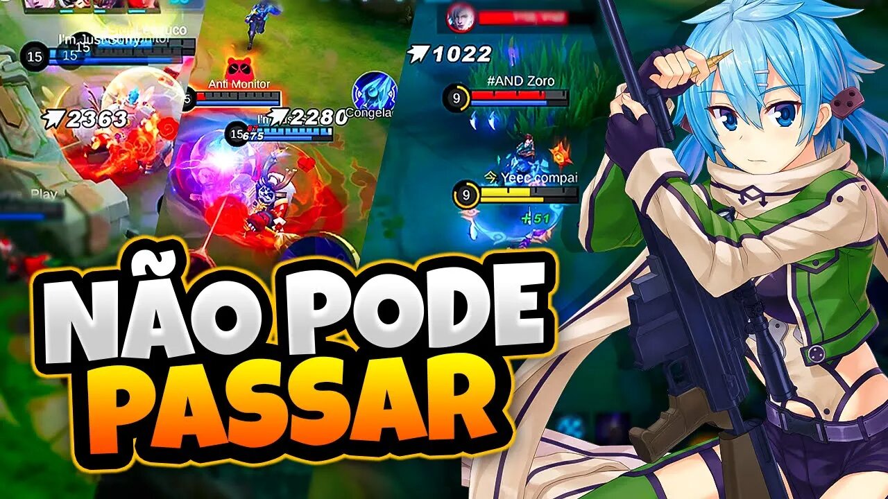 ELA JÁ FOI COMPLETAMENTE TROLL E HOJE É A ADC COM MAIOR DANO DO JOGO | MOBILE LEGENDS
