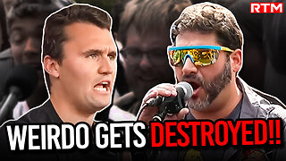 Cocky Leftist CURSES & Gets BOOED as Charlie Kirk WRECKS His Argument