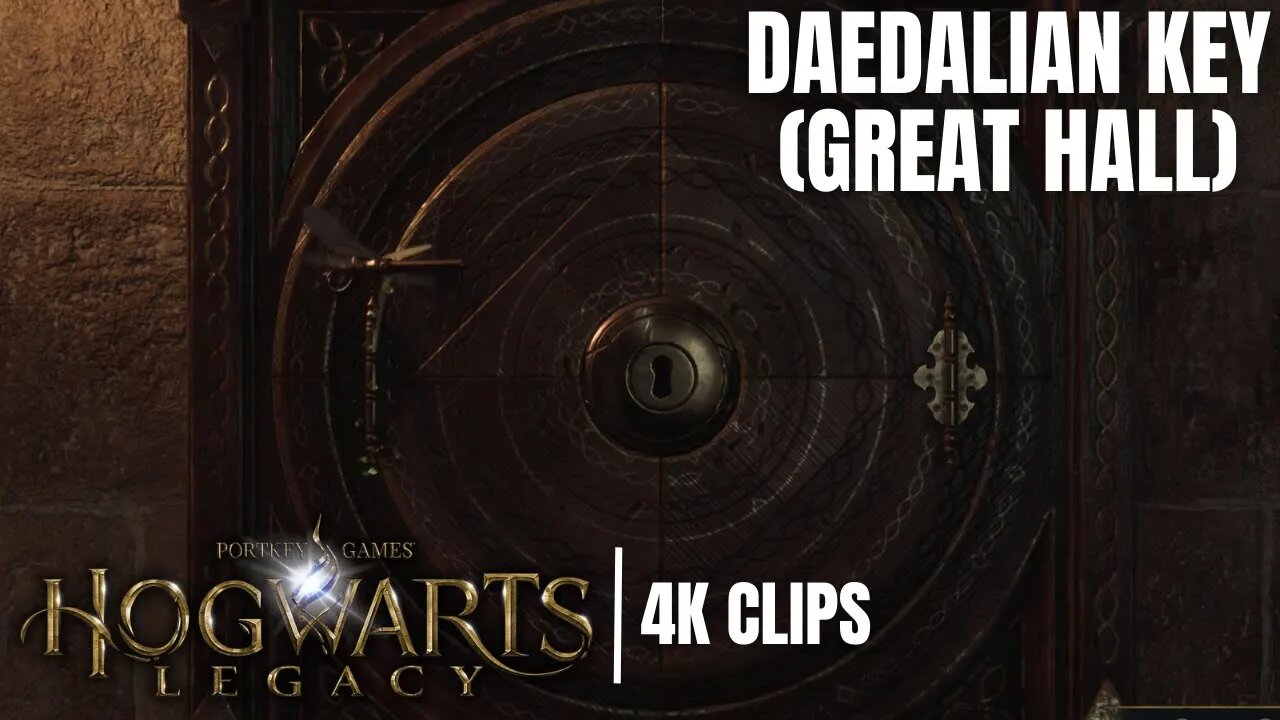 Daedalian Key By The Great Hall | Hogwarts Legacy 4K Clips