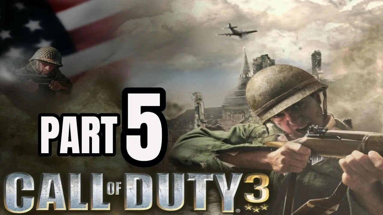 Call of Duty 3 - Part 5 - THE FUEL PLANT (COD CAMPAIGN)