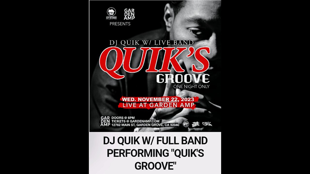 DJ QUIK LIVE IN GARDEN GROVE, CA