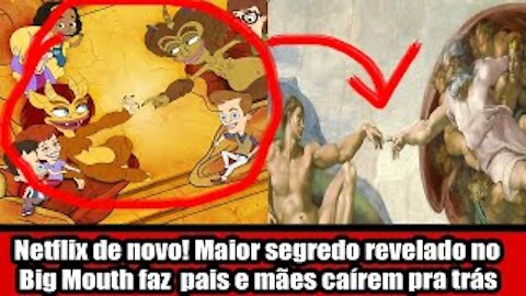 Netflix de novo! Maior segredo revelado no Big Mouth faz pais e mães caírem pra trás