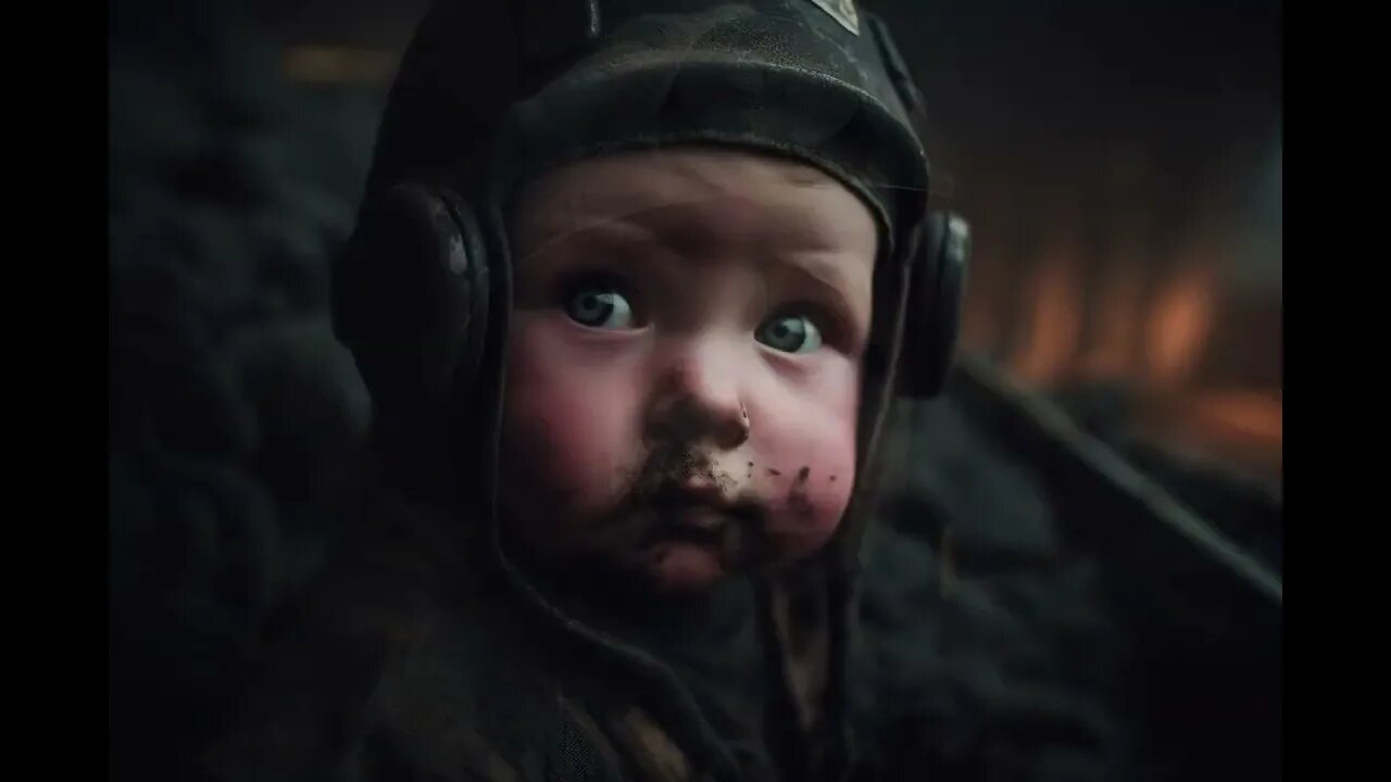 Babies working in a Coal Mine.