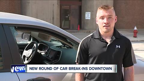 New round of car break-ins downtown