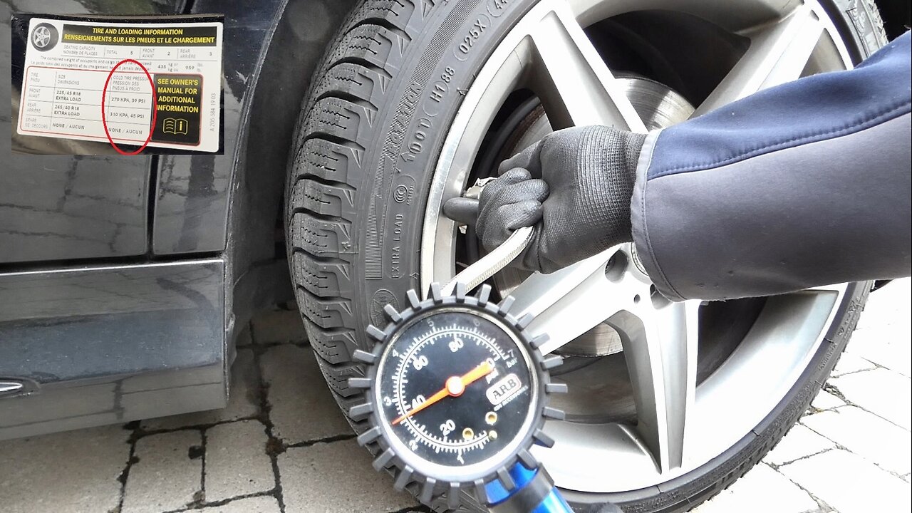 Tire Pressure for car Mercedes-Benz