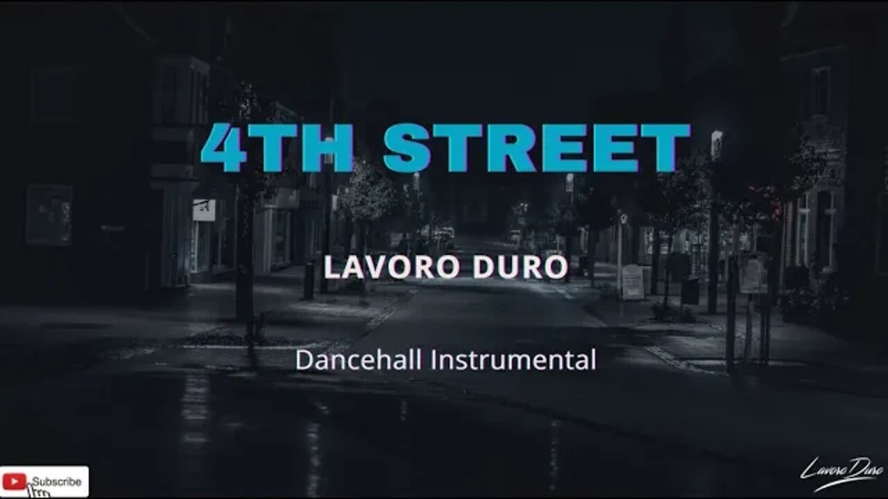 Dancehall Riddim Instrumental December 2023 - 4th Street