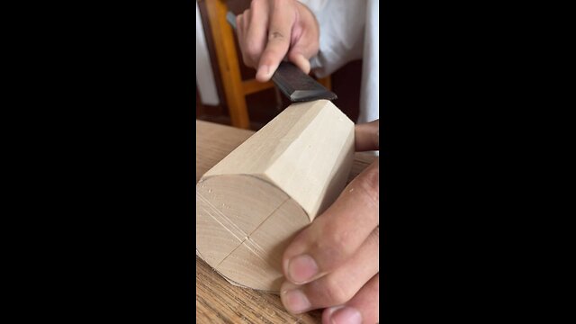 🥛Silky cut wood🌲｜Cutting wood🔨 ASMR｜Wood Carving