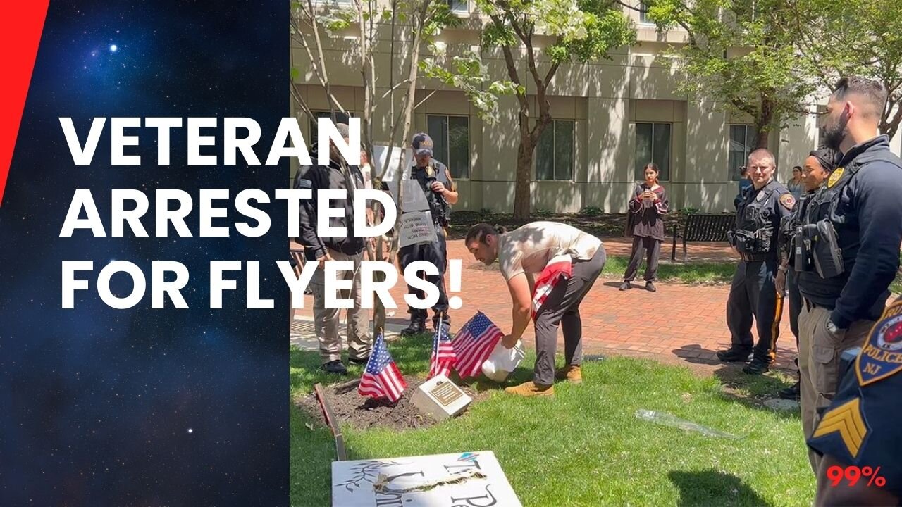 Veteran Faces Arrest at Rutgers for Anti-Hamas Flyers Amid Campus Free Speech Debate