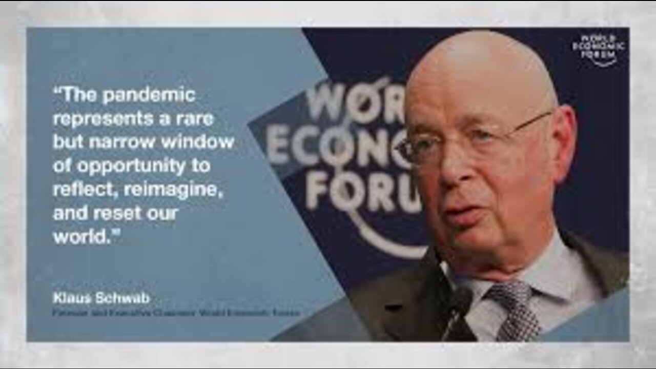 Klaus Schwab, you can stick your NWO up your ass.