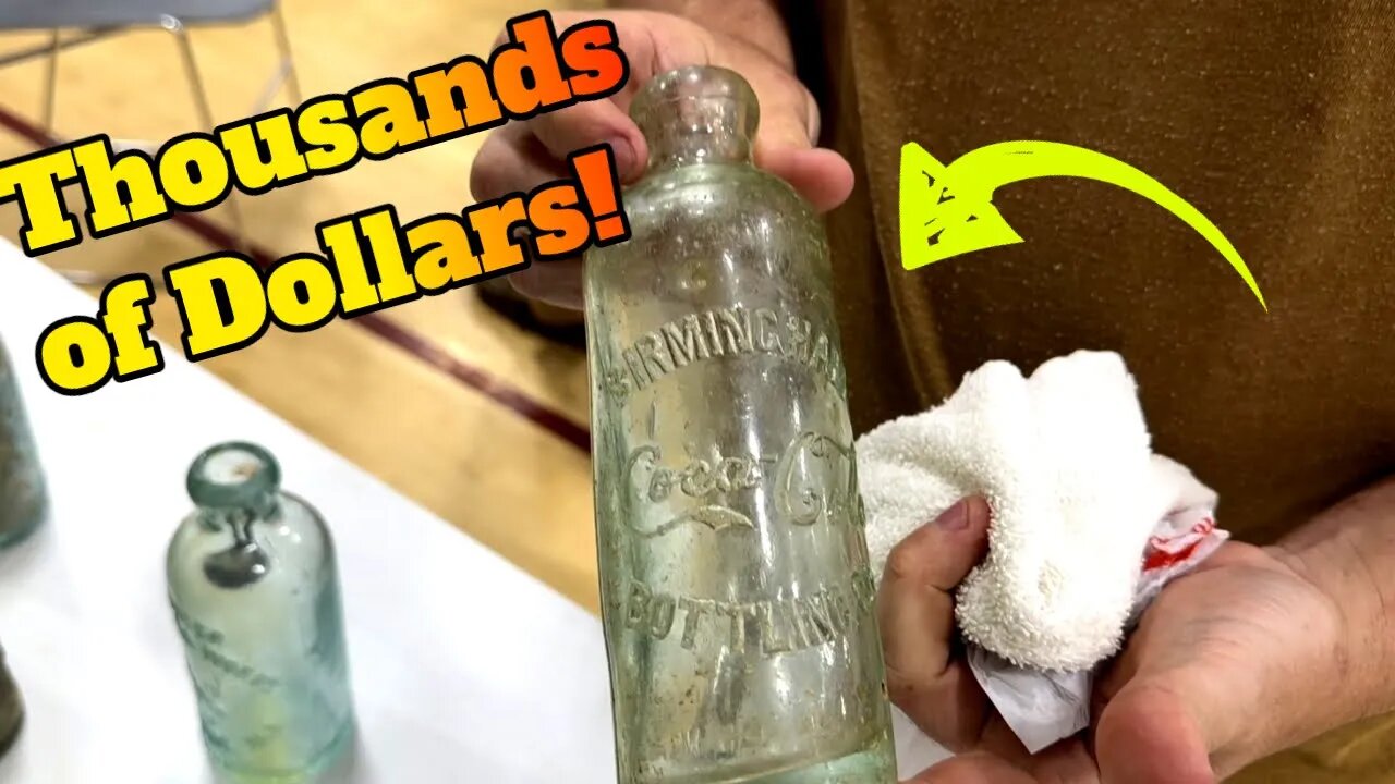 Coca-Cola's Rare Hutchinson Bottles and Thousands of Dollars in Antique Glass!