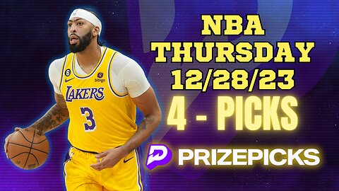 #PRIZEPICKS | BEST PICKS FOR #NBA THURSDAY | 12/28/23 | PROP BETS | #BESTBETS | #BASKETBALL | TODAY