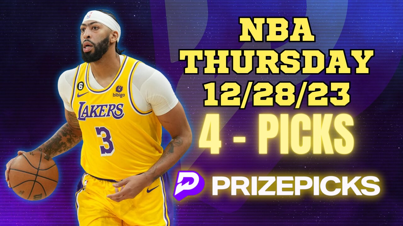 #PRIZEPICKS | BEST PICKS FOR #NBA THURSDAY | 12/28/23 | PROP BETS | #BESTBETS | #BASKETBALL | TODAY