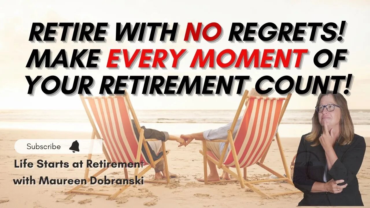 Retire with NO regrets!!! Unlock the secrets to a REMARKABLE retirement!