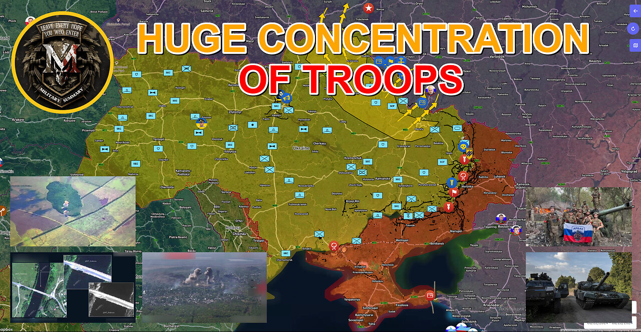 Bryansk, Kursk, Belgorod In Danger🚨Ukraine Preparing For A Breakthrough⚔️Military Summary 2024.08.22