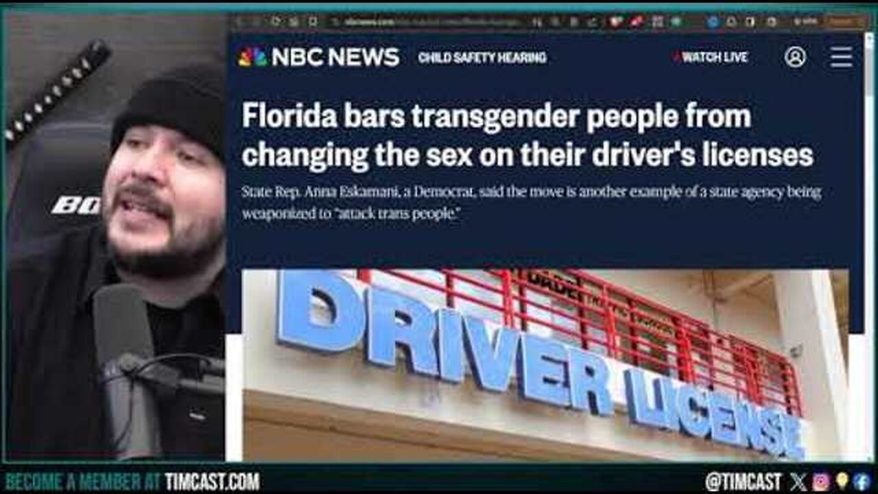 TRANS ACTIVISTS LOSE, FLORIDA BANS TRANS DRIVER'S LICENSING