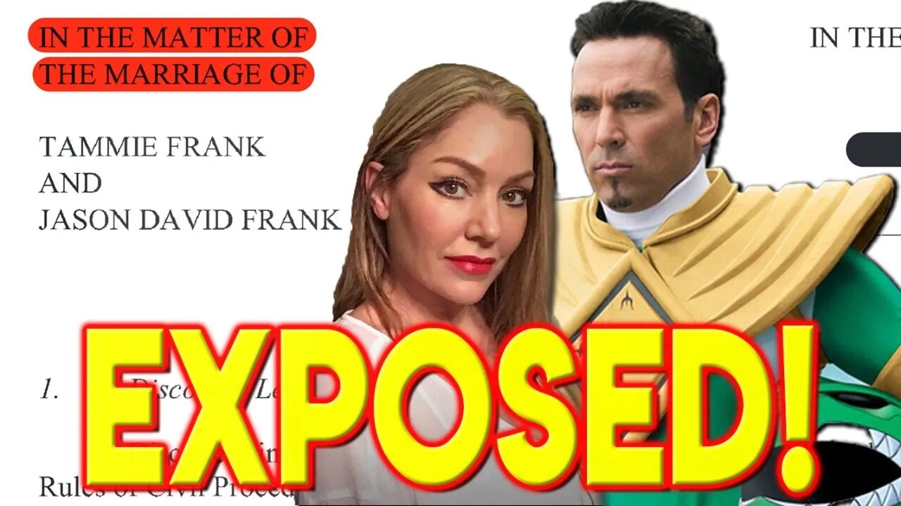 Green Ranger Jason David Frank Divorce Court Documents from Tammie Frank Exposed