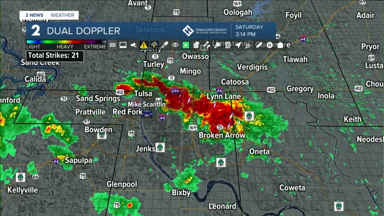 2 News Meteorologist with Saturday afternoon forecast