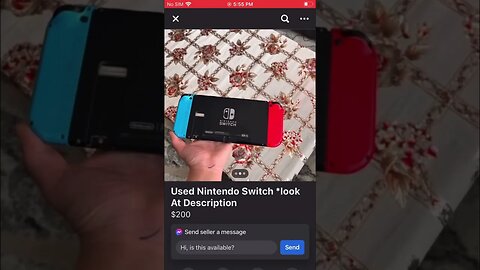 How I got a $60 Nintendo switch from FB marketplace 🤯