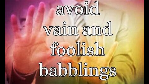 Avoiding Profane and Vain Babbling