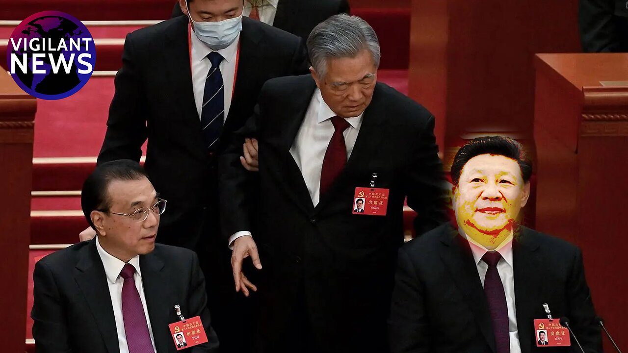 Xi Jinping Predecessor Hu Jintao Forcibly Removed, Desantis Trump Spat 10.24