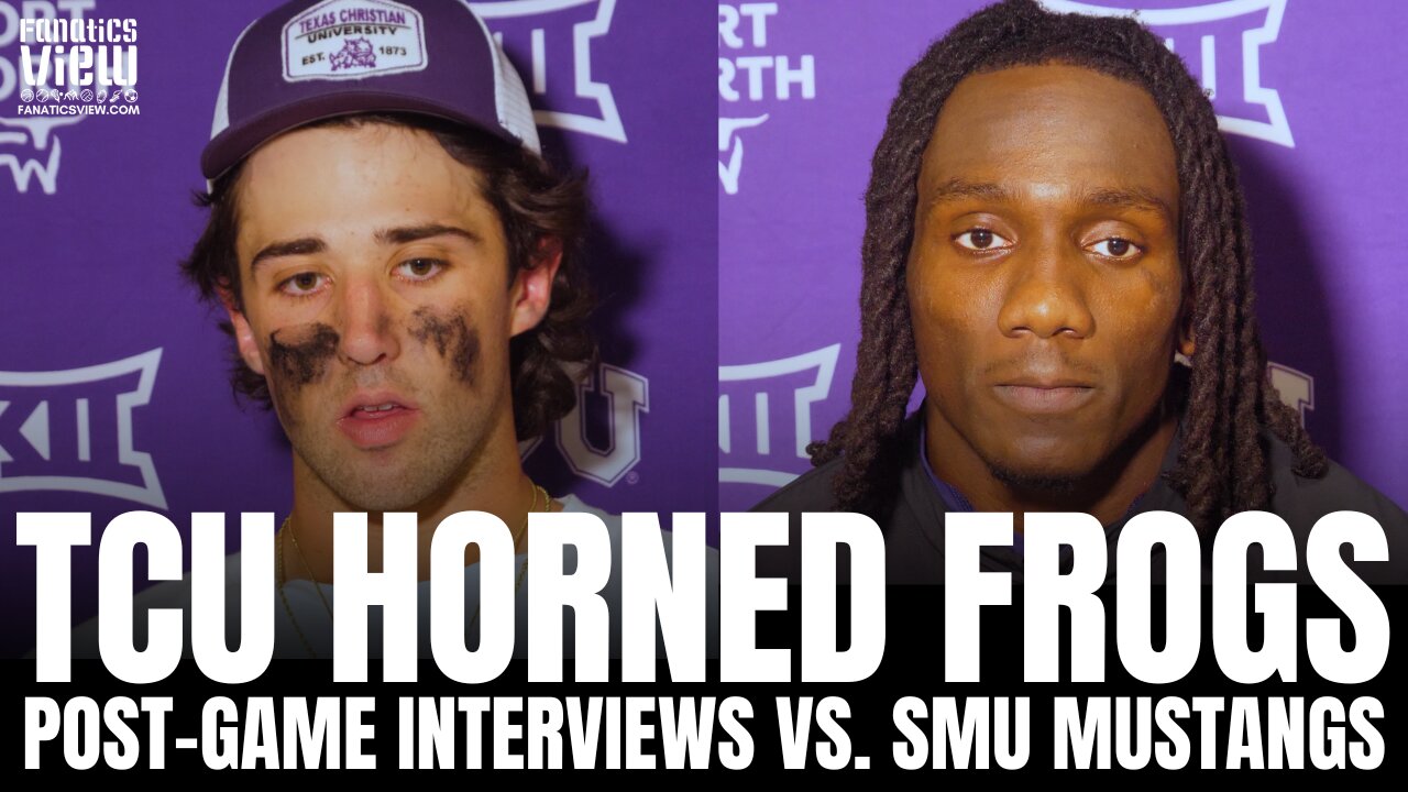 Josh Hoover & Abe Camara React to Sonny Dykes EJECTION, TCU's Shocking Loss vs. SMU Mustangs