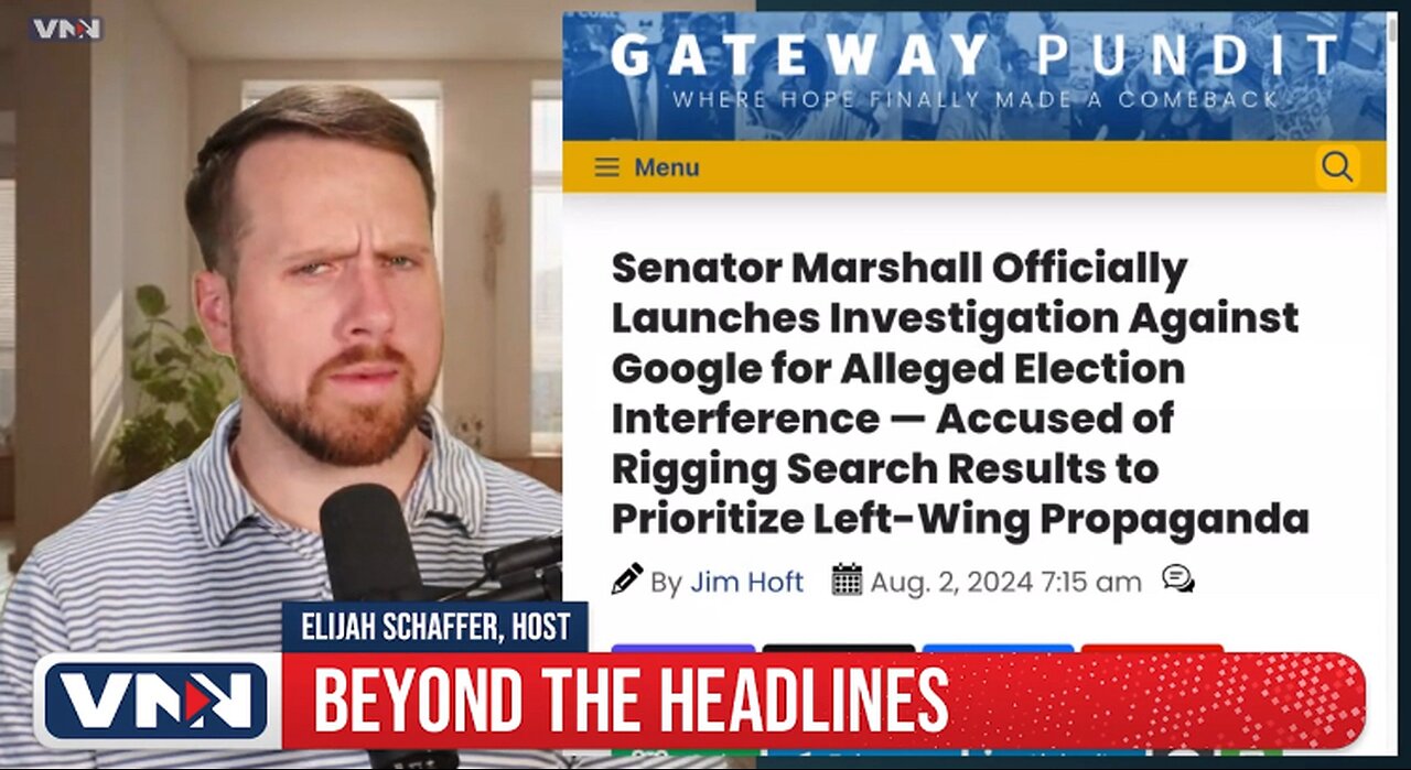 Kansas Senator Accuses Google of RIGGING the Upcoming Election by Manipulating Search Results