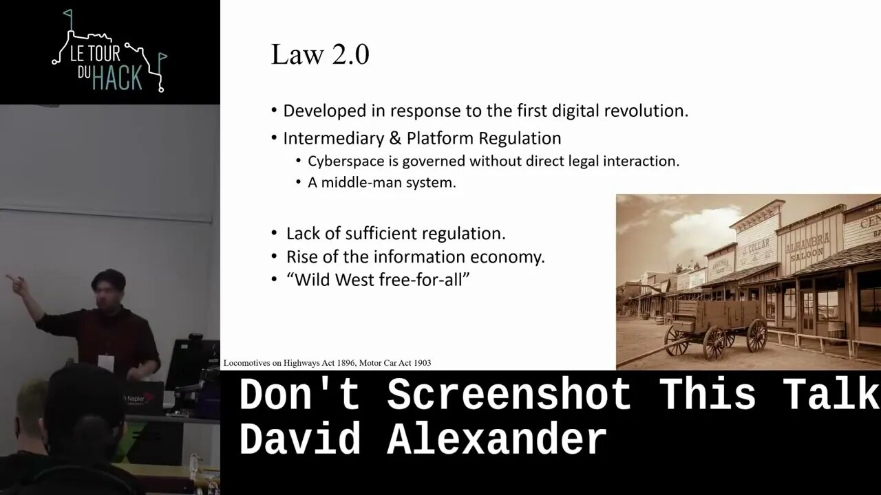 Don't Screenshot This Talk by David Alexander