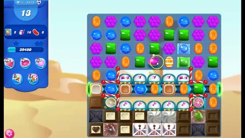 Candy Crush Level 4319 Talkthrough, 26 Moves 0 Boosters