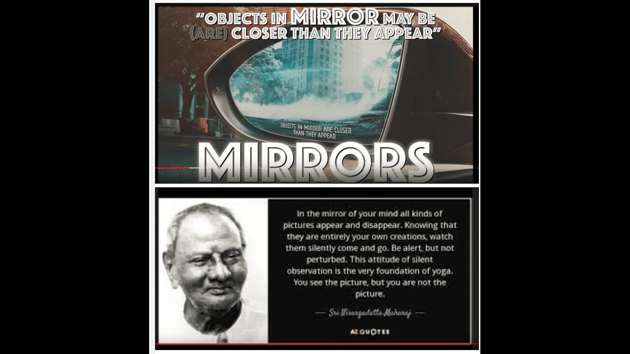 The mirror meaning in mandela effect - Creator explanation