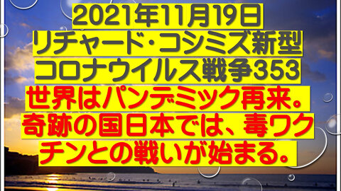 2021.11.19 リチャード・コシミズ新型コロナウイルス戦争３５３