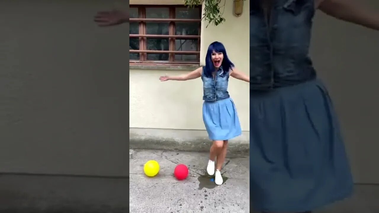 Magic baloons Crazy trend Funny TikTok by NOODINA shorts